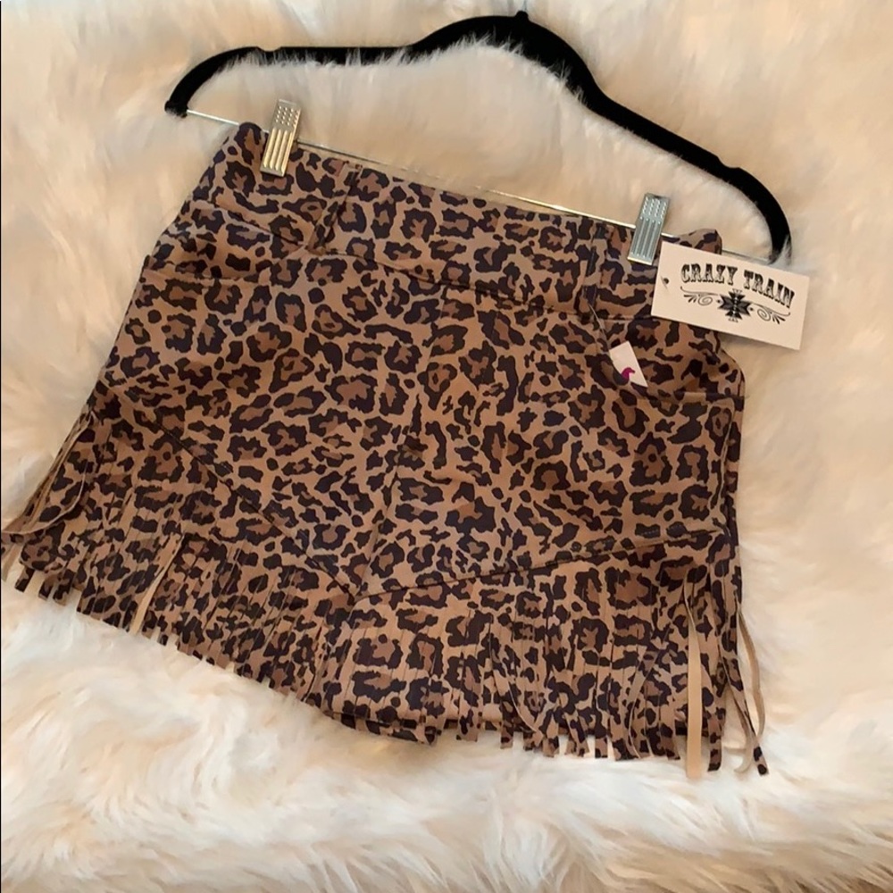 Leopard shorts